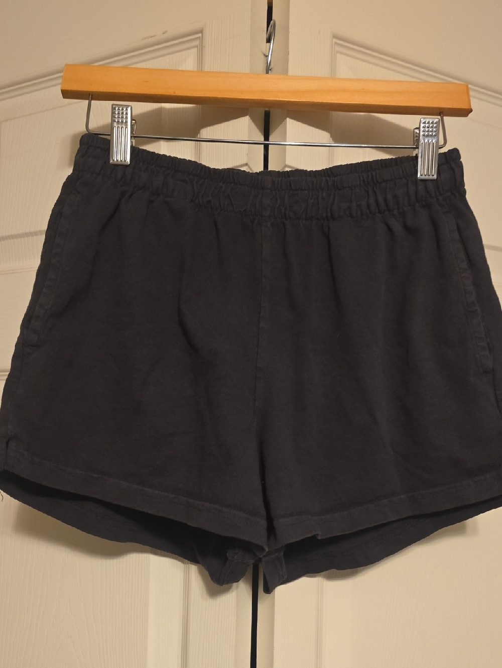 perfectwhitetee Women's Athletic Elastic-Waist Shorts - Charcoal